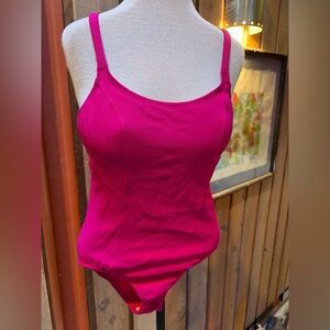 Darling Cole of California raspberry color bathing suit!
